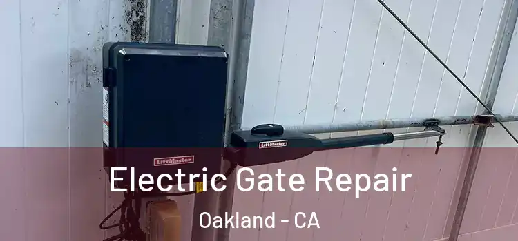 Electric Gate Repair Oakland - CA