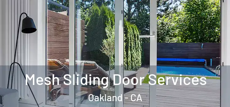 Mesh Sliding Door Services Oakland - CA